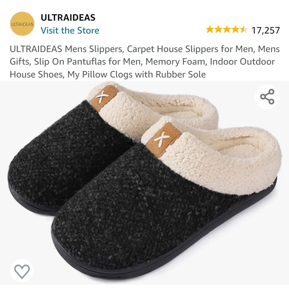 Ultraideas Men's Slippers